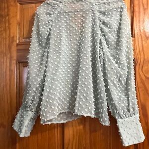 Zara Women's Blouse in Light Gray